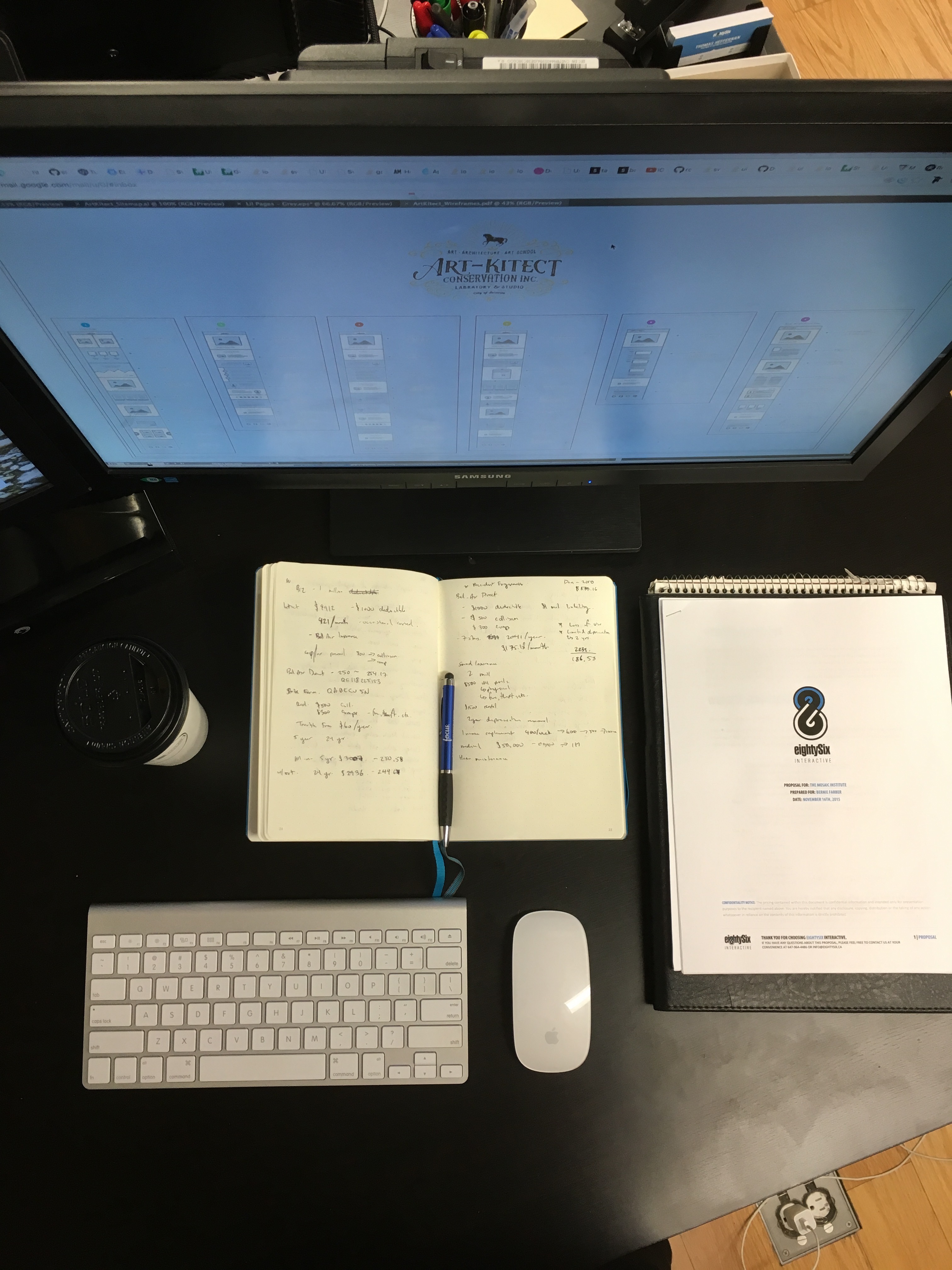 Early days of the business partnership